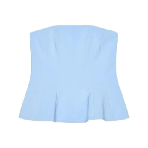 ZARA Strapless Top Women's Blue