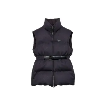 PRADA Belted Down padded Gilet