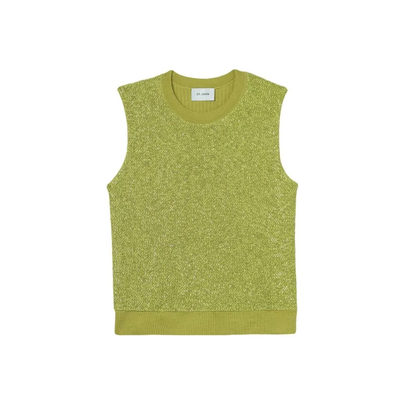St. John SS24 Knitwear Women's Apple Green-0