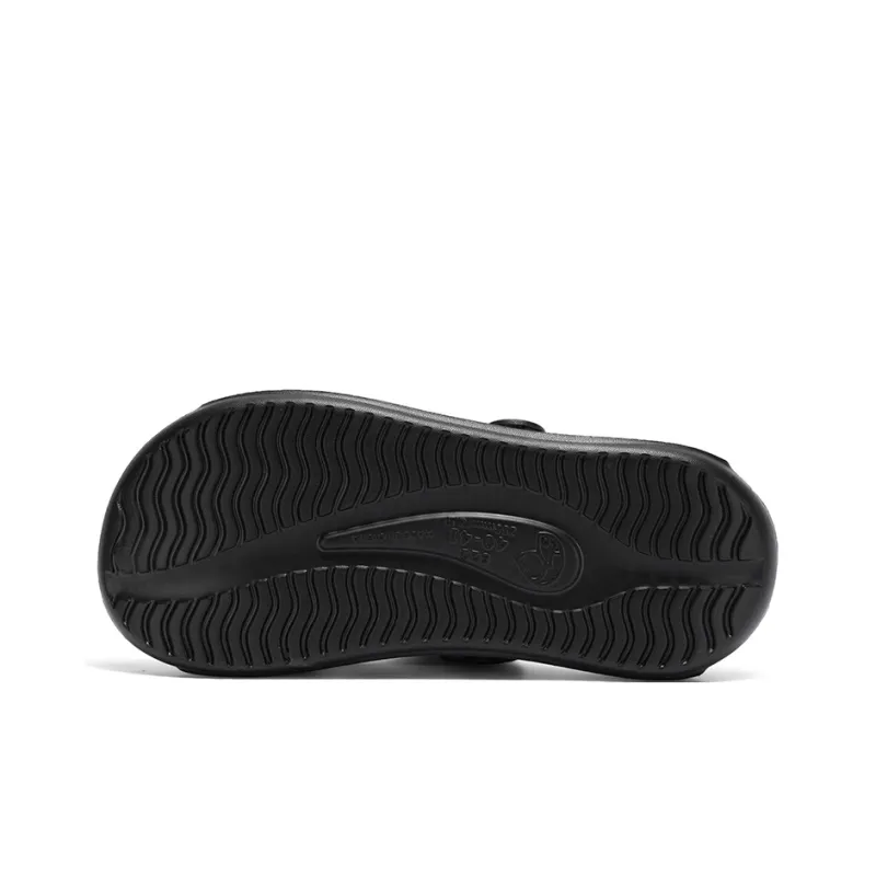 Ncmt Beach Sandals Unisex White/Black/Dark Coffee-9