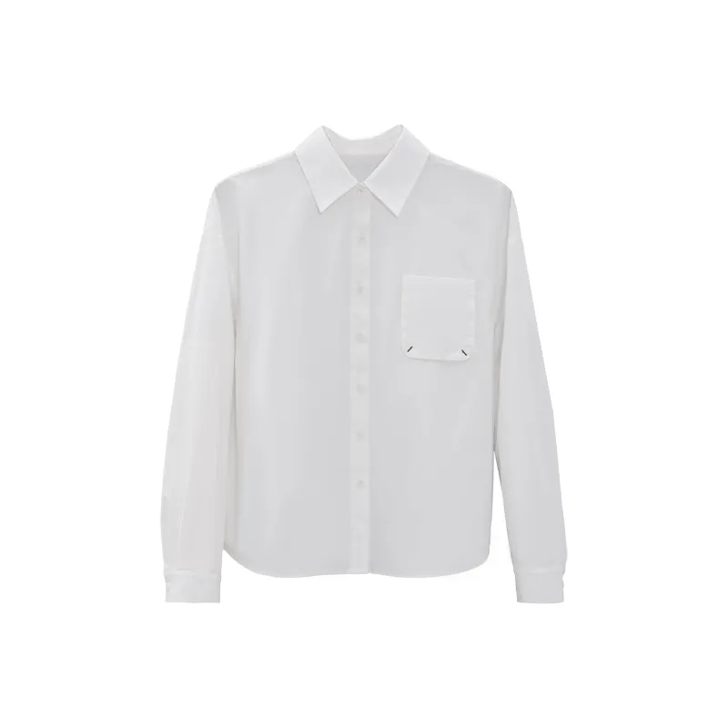 Fstudio Casual Versatile Shirt Women's White-0