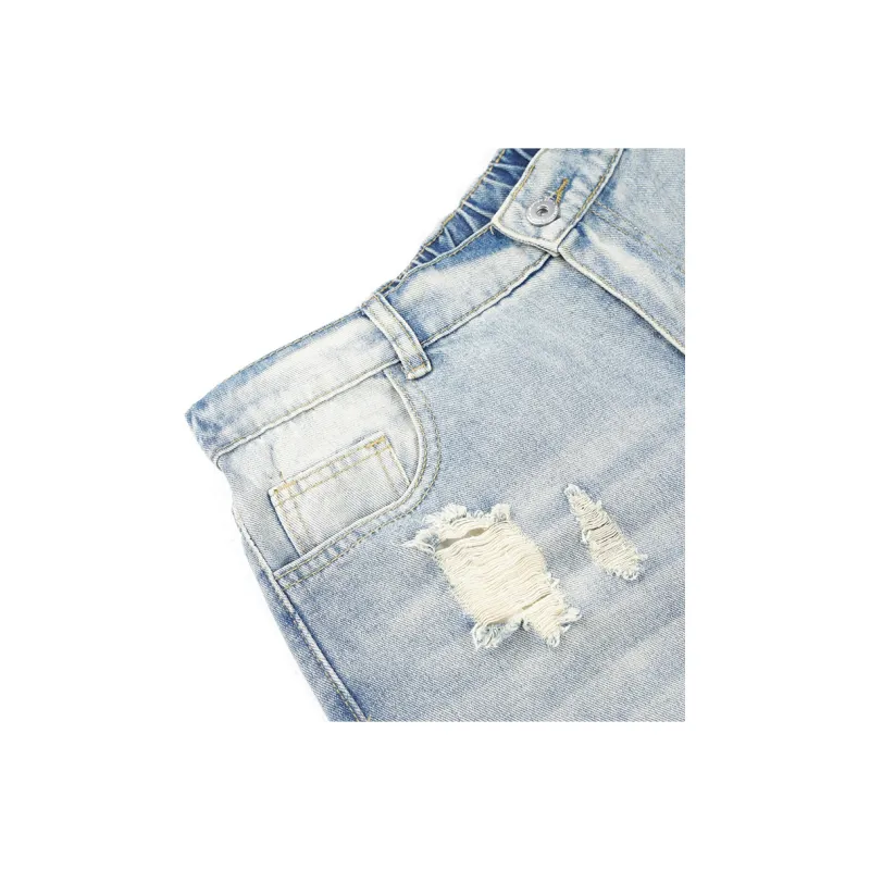 Fashion Versatile Jeans Unisex Blue Shades-5