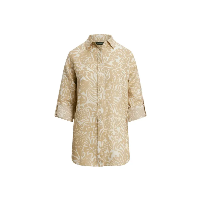 LAUREN RALPH LAUREN Shirt Women's Tan-0