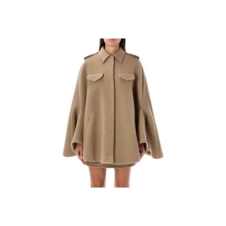 PRADA Buttoned Cape-4