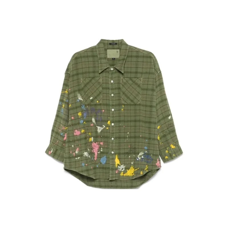 R13 Paint splatter Shirt-0