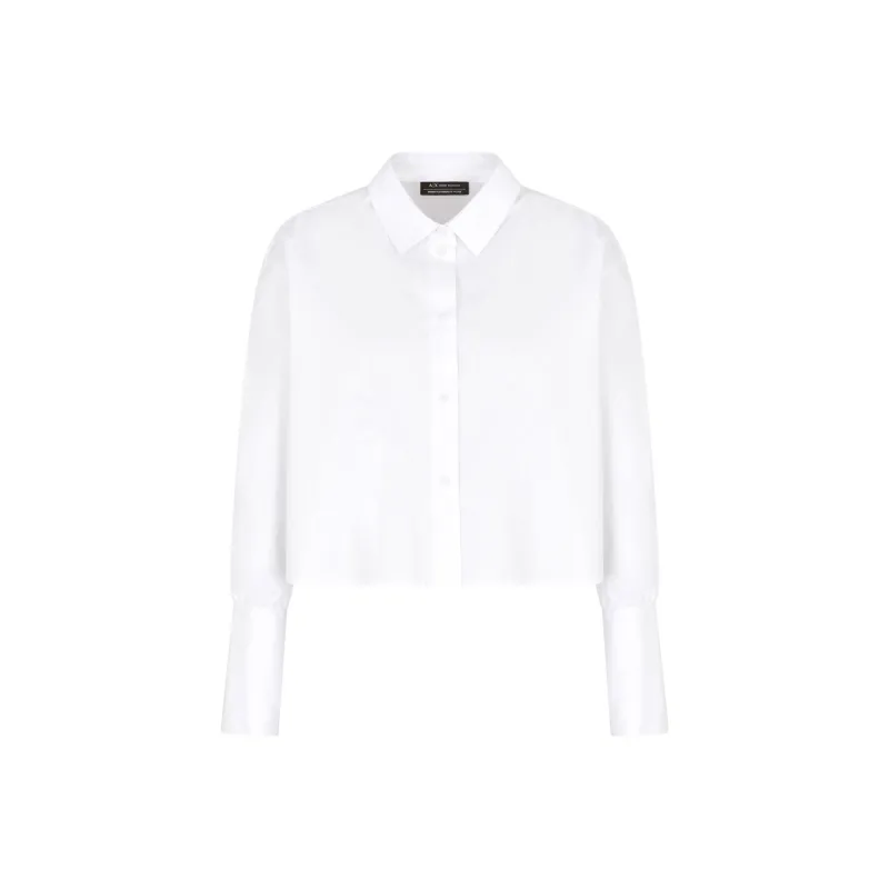 ARMANI EXCHANGEAE SS25 Shirt Women's White-0