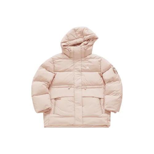 FILA FUSION UNIFORM Down Jacket Women's Leather Mud Pink