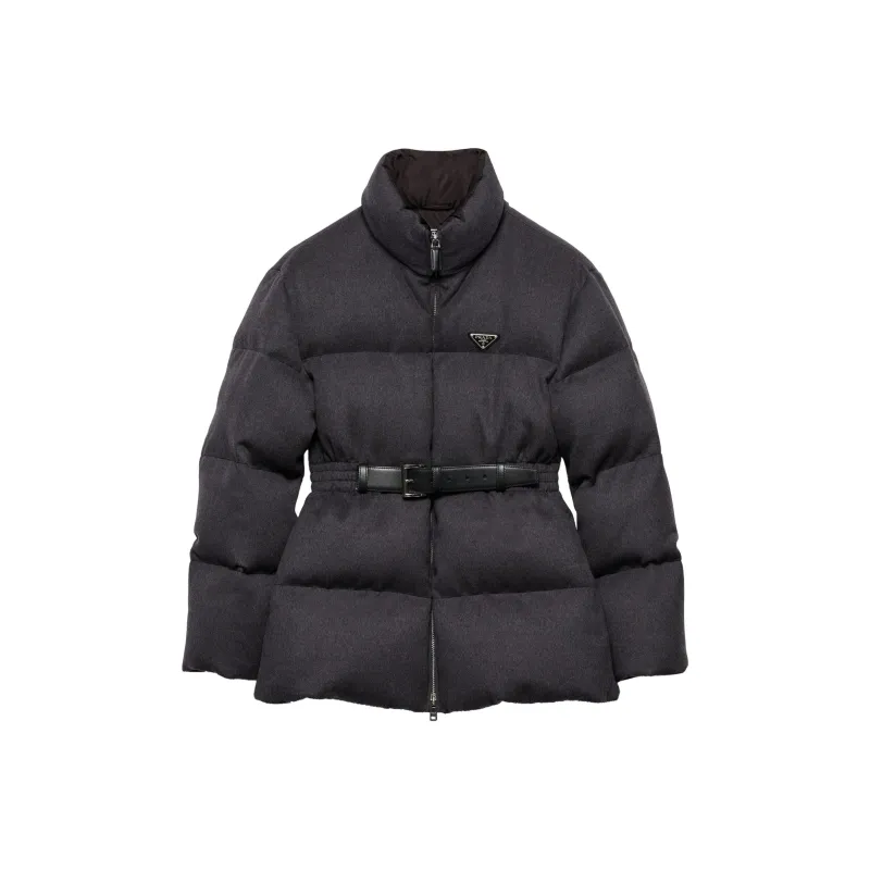 PRADA Flannel Down Jacket-0