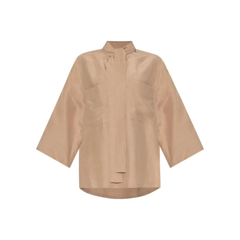 By Malene Birger Dakote Tie-neck Top-0