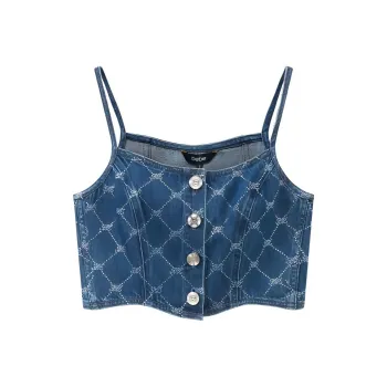 Bebe Camisole Women's Denim Blue
