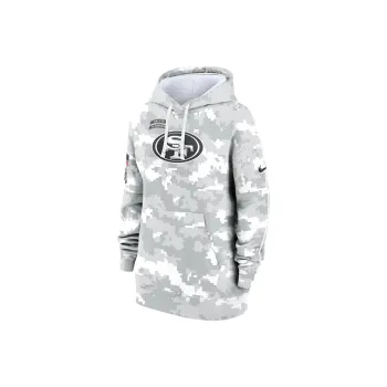 Nike San Francisco 49ers Salute To Service Primary Edge Club Women's Nike Nfl Pullover Hoodie