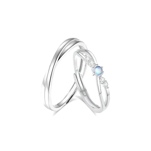 WANLIACC Colored Glaze Rings Unisex