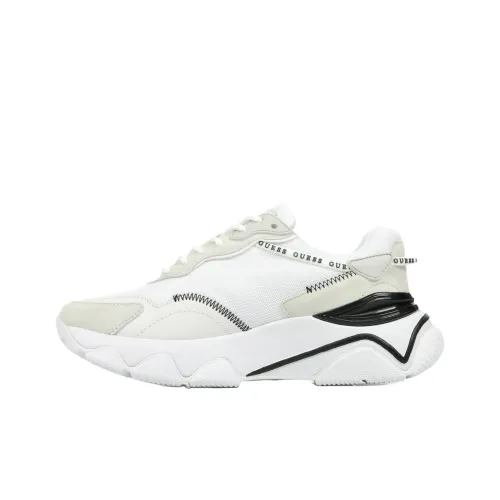 GUESS Micola Abrasion Resistant Low Top Casual Shoes Women's White