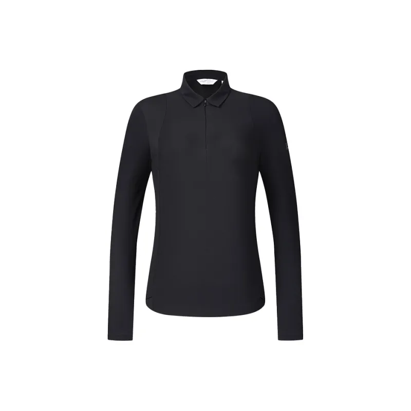 FILA Golf Series Polo Shirt Women's Pitch Black-0