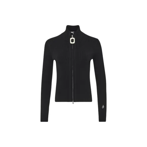 JW Anderson Fitted Zip Up Cardigan