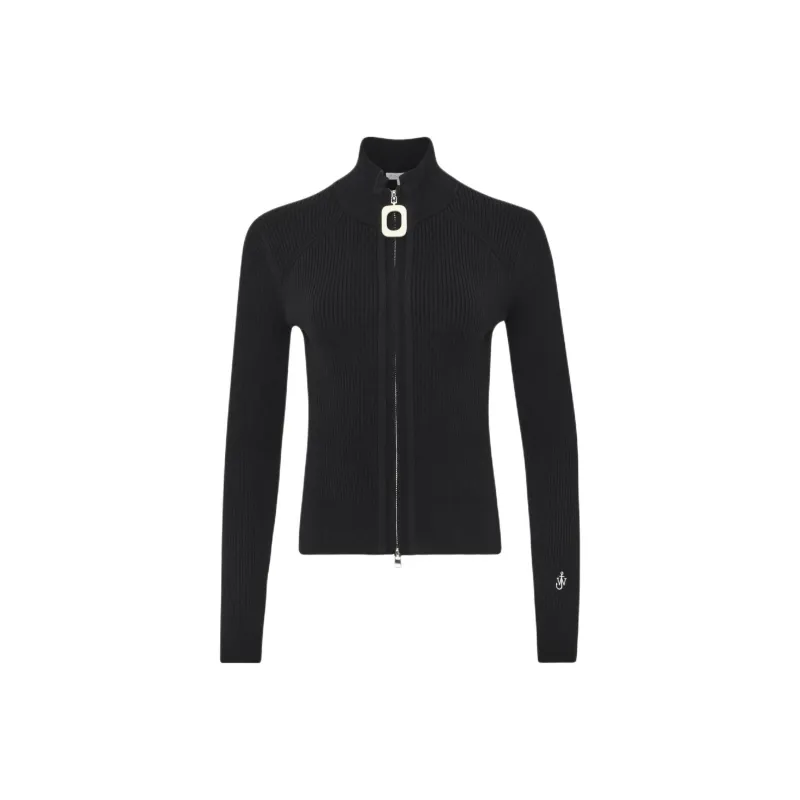 JW Anderson Zip up Ribbed Cardigan-0