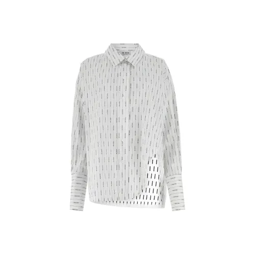 The Attico Striped Asymmetric Shirt