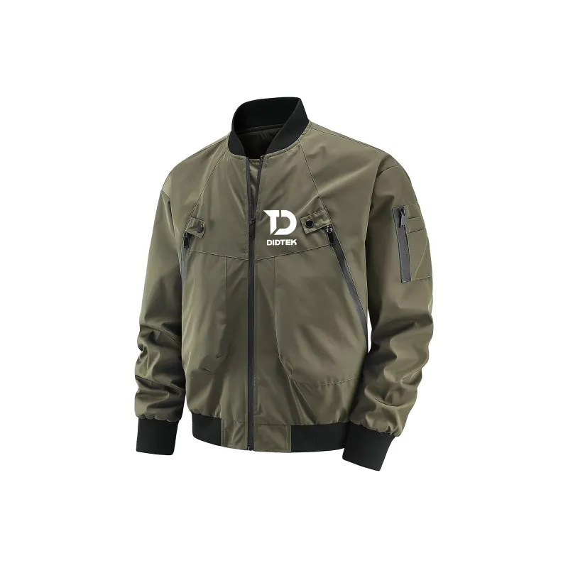 DIDTEK Jackets Coats Unisex Black-4