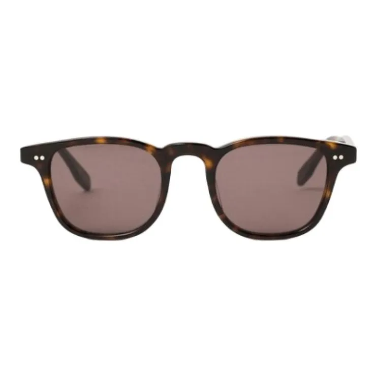 Beams Plastic Square Sunglasses Unisex Brown-2