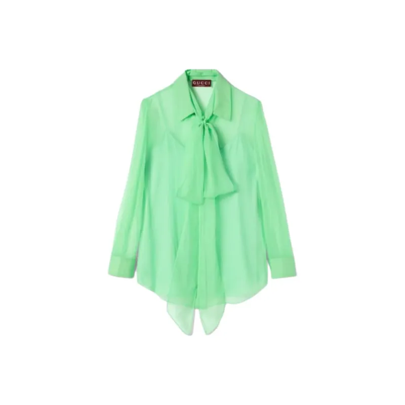 GUCCI Shirts Women's Green-0