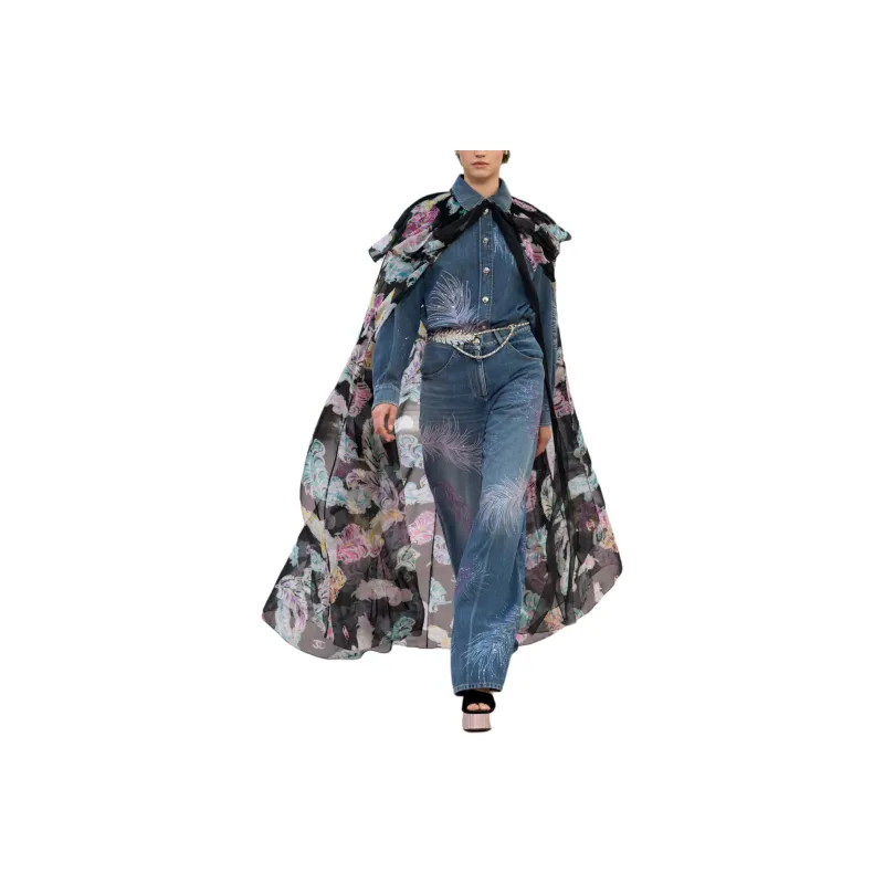 CHANEL Shirts Women's Blue-0