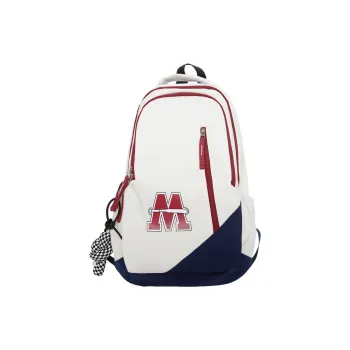 Yalu Nylon Backpack Unisex Black/Red/Blue/White Blue Red
