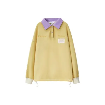 B.Duck Sweatshirt Women's Beige Yellow