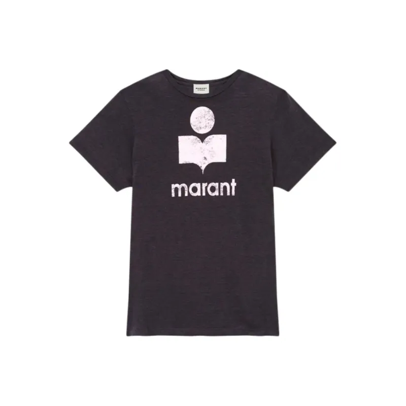ISABEL MARANT Zewel Logo Printed Crewneck T Shirt-0