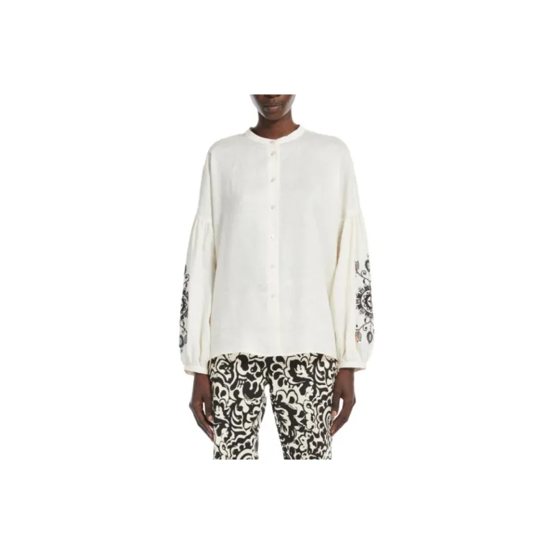 WEEKEND MaxMara Embellished sleeve Blouse-0
