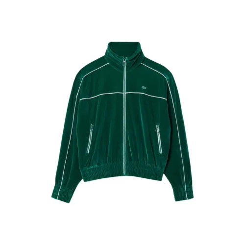 LACOSTE Zip up Velvet Track Jacket