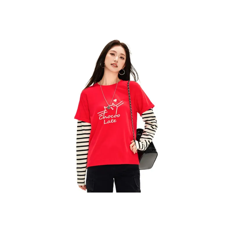  CHOCOOLATE Regular T Shirt Women's RDX/Red-0