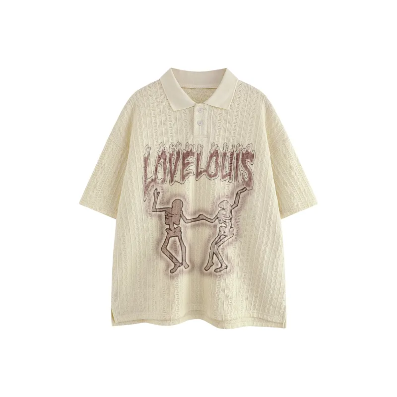 BEAR UNION Polo Shirt Unisex Ecru-0