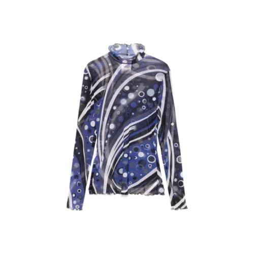 EMILIO PUCCI Fontane-Printed Long-Sleeved Shirt