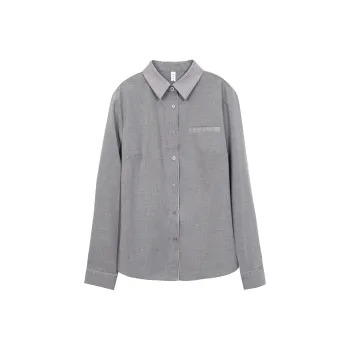 Lucybaily Shirt Women's Silver Gray