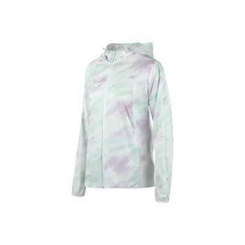 Skechers Jackets & Coats Women's Purple Green Ink Wash Rendering