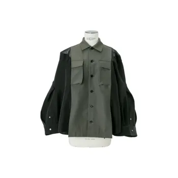 Sacai Shirts Women's Dark Green