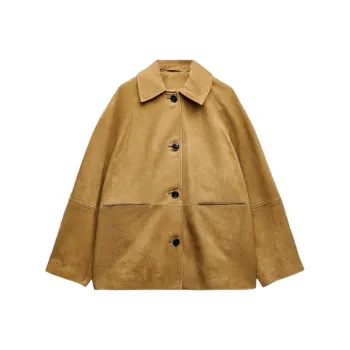 ZARA Jackets Coats Women's Light Camel