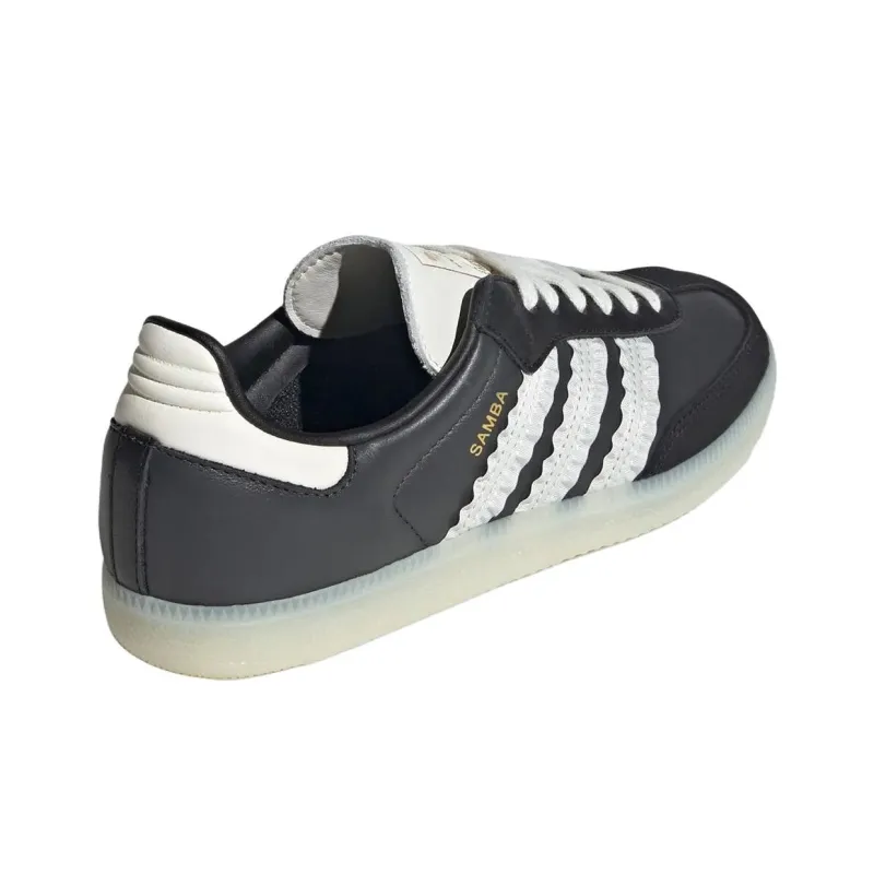 Samba Women's Adidas Originals 'Ruffle Stripes Pack Black Off White' Women's-2