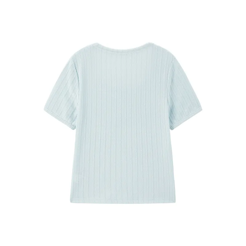 LEDIN T Shirt Women's Melt Ice Blue-1