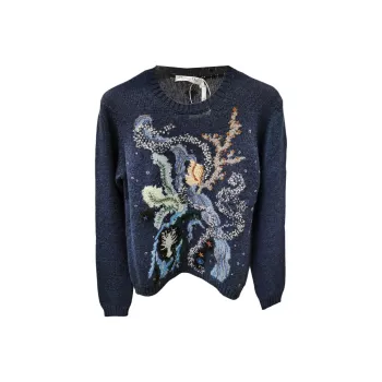 DIOR Cashmere Sweater Women's Navy