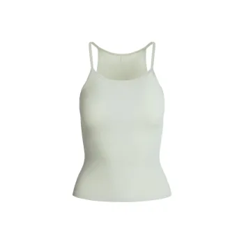 SKIMS SS25 COTTON RIB LONG CAMI Camisole Women's SPEARMINT/Spearmint