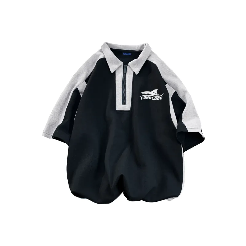 FONDLOOK Polo Shirts Unisex-4