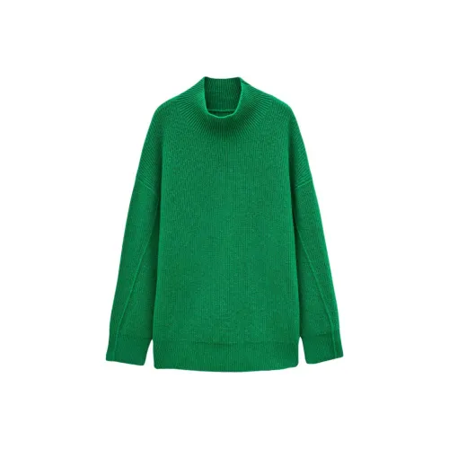 INSUN Cashmere Sweater Women's Green