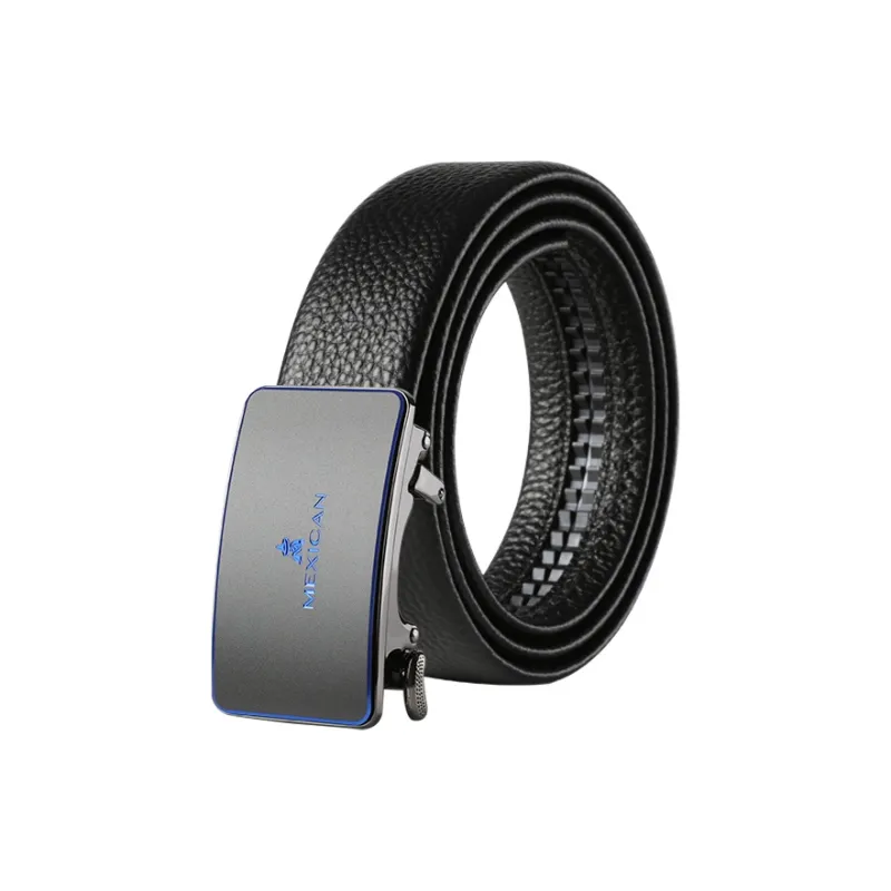 MEXICAN Top Grain Cow Leather Belts Men's 3.5cm-2