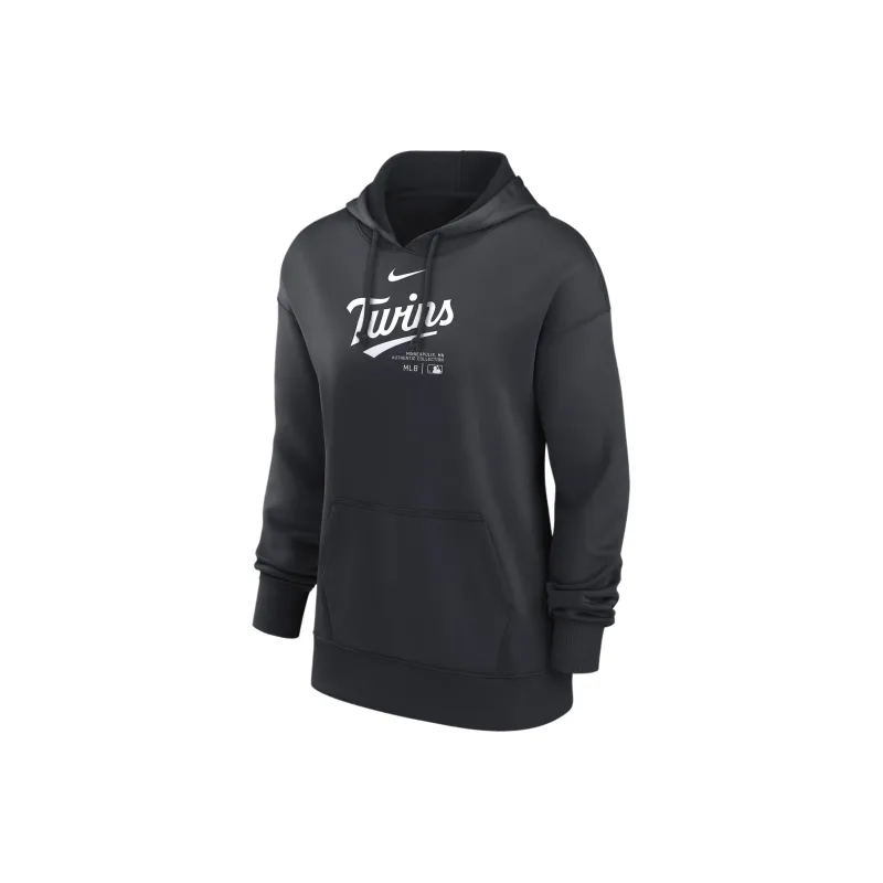 Nike Minnesota Twins Authentic Collection Practice Sweatshirt Women's Black-0