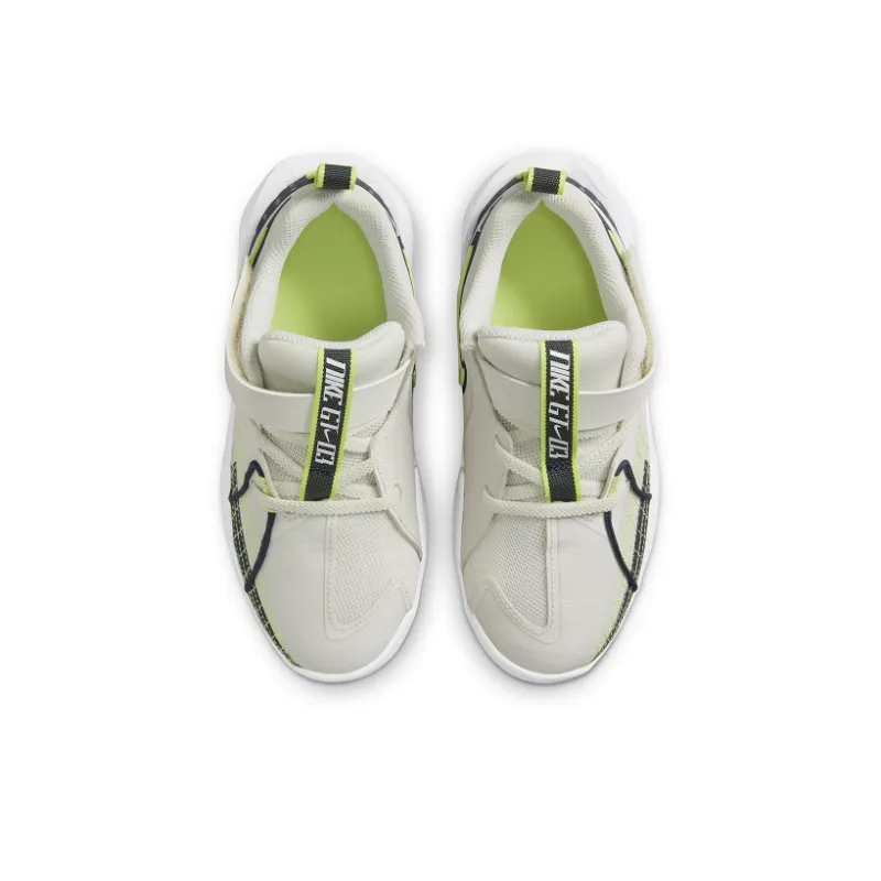 Nike G.T. Cut 3 Low Top Children's Basketball Shoes Phantom Gray White/Light Lemon/Obsidian Color/White Kids'-3