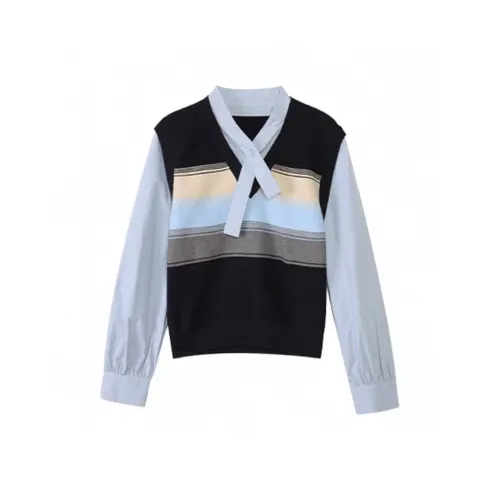 HUINIAN Shirts Women's Sky Blue