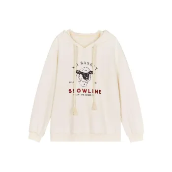 XII BASKET Sweatshirt Women's Cream White