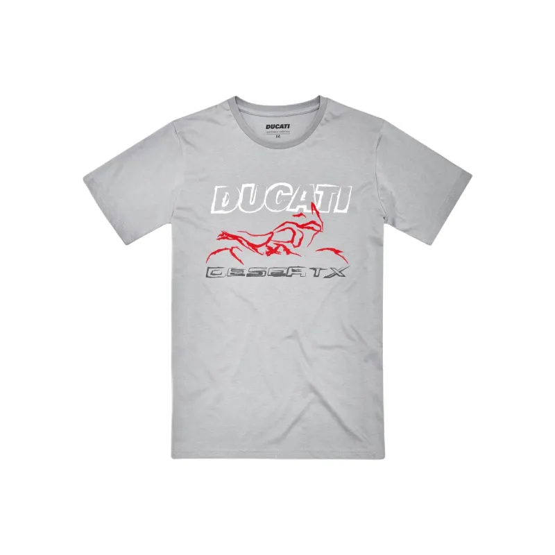 Ducati T Shirts Unisex Gray-0