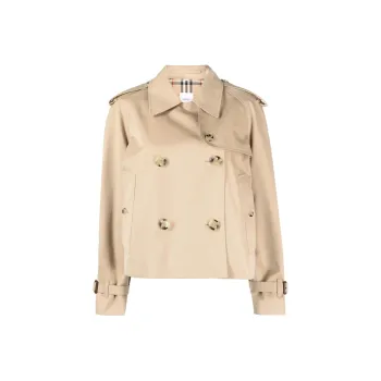 Burberry Double Breasted Long Sleeved Jacket